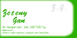 zeteny gan business card